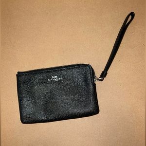 Coach Corner Zip Wristlet